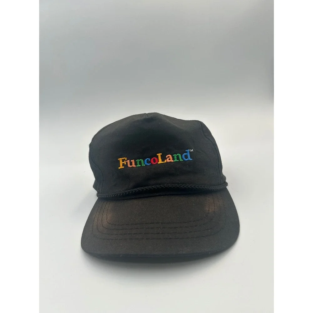 Vintage FuncoLand Video Game Promo Hat Black Rope Snapback Yupoong Cap B913